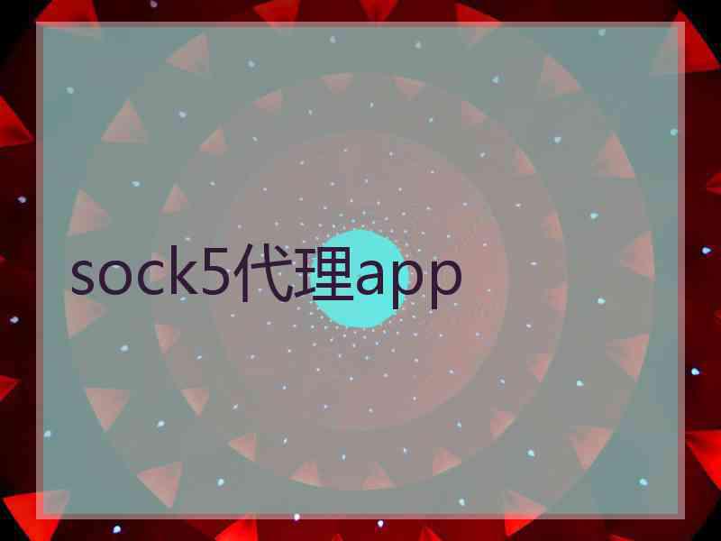 sock5代理app