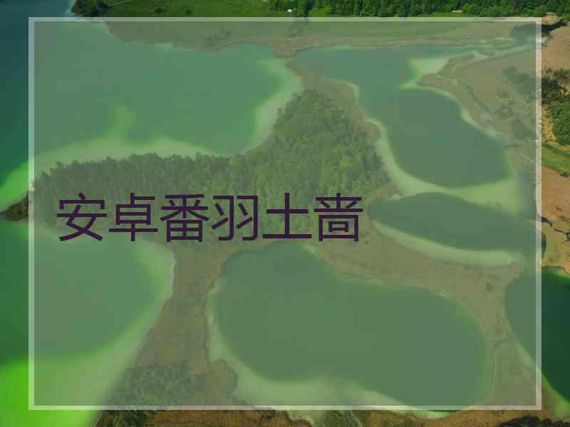 安卓番羽土啬