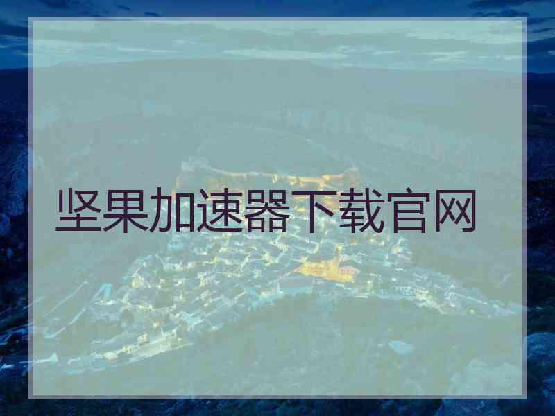 坚果加速器下载官网