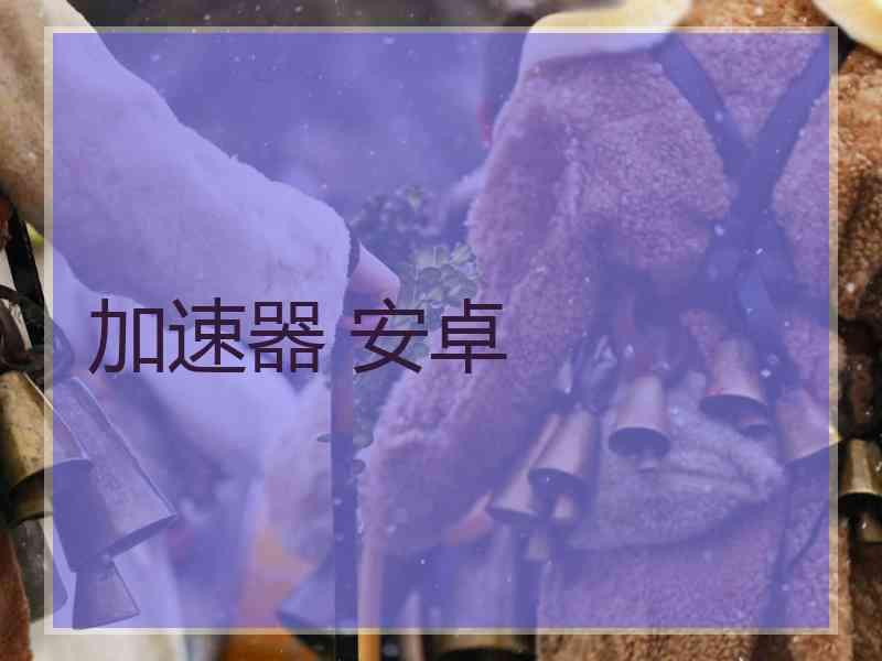 加速器 安卓