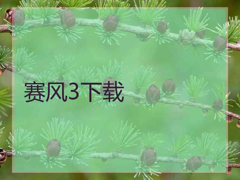 赛风3下载