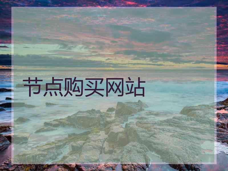 节点购买网站