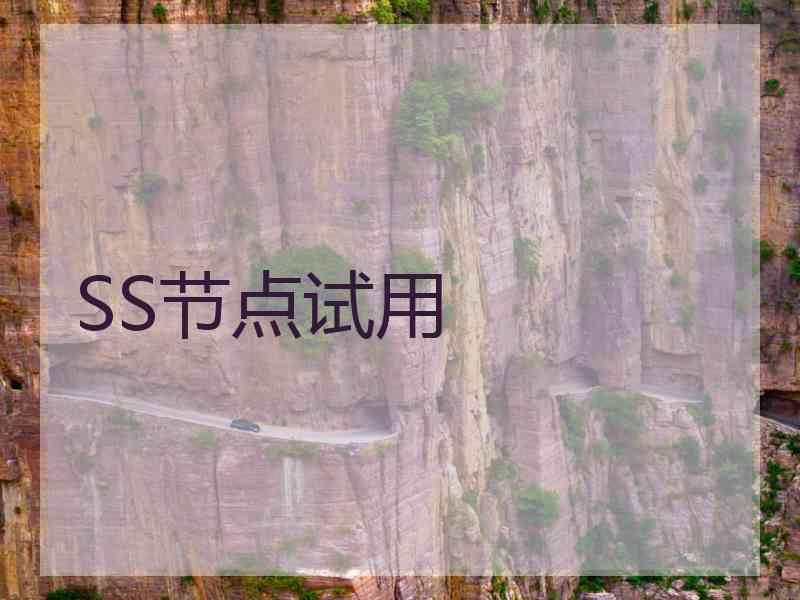 SS节点试用