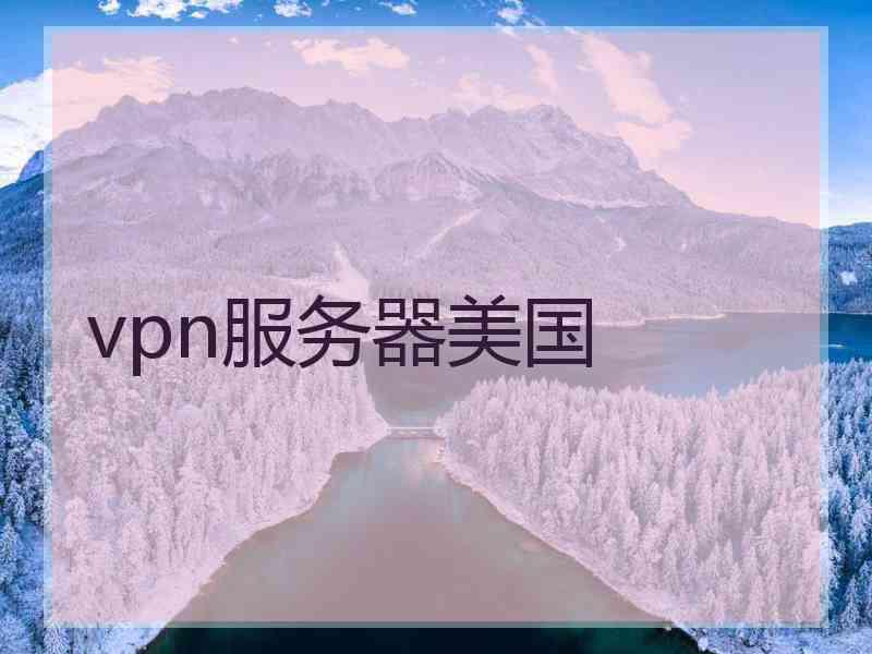 vpn服务器美国