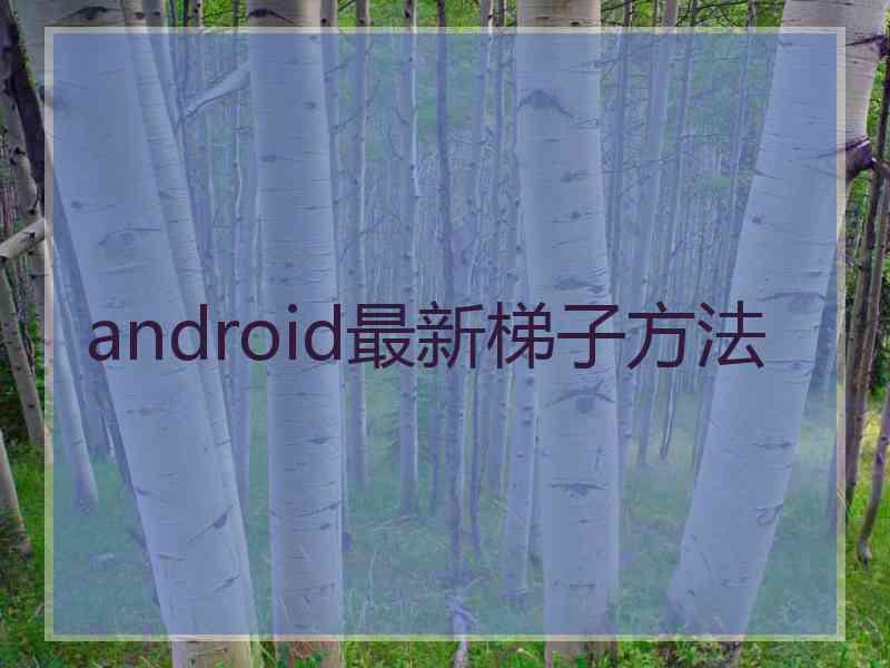 android最新梯子方法