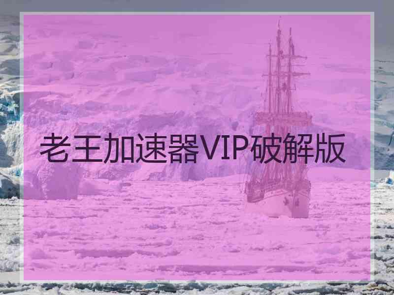 老王加速器VIP破解版