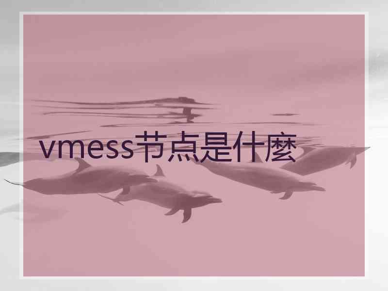 vmess节点是什麼