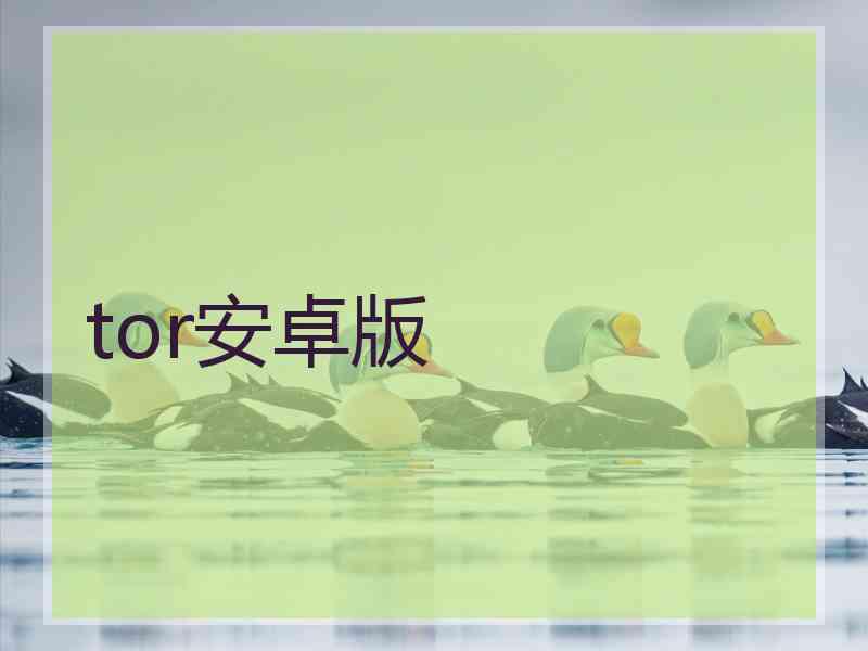tor安卓版