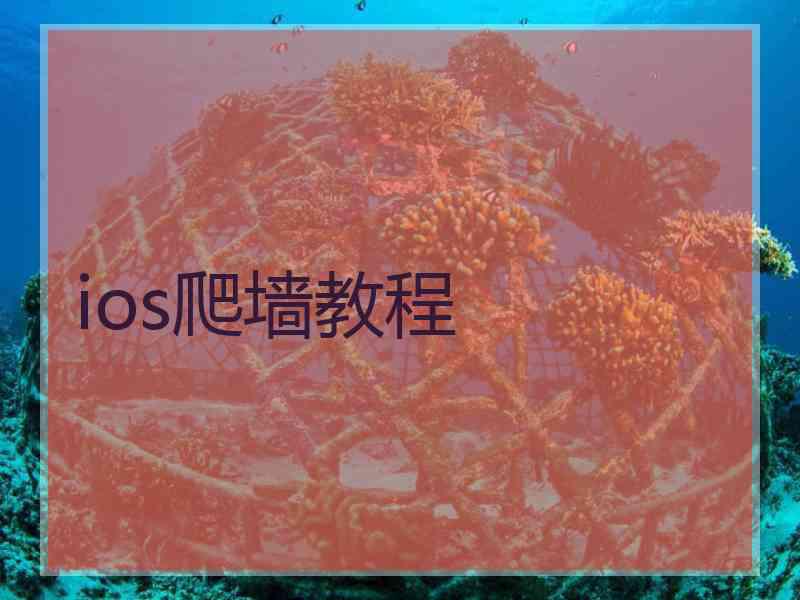 ios爬墙教程