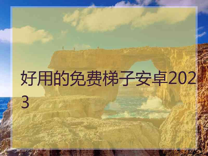 好用的免费梯子安卓2023