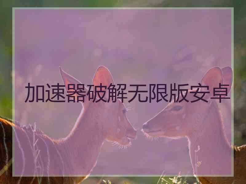 加速器破解无限版安卓
