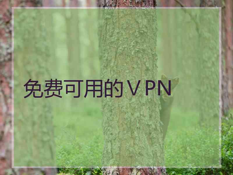 免费可用的ⅤPN